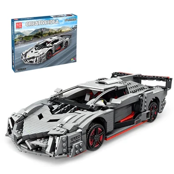 

1170Pcs Static Version 1:12 Sports Car DIY Building Block MOC Small Particle Toy For Children Kid Educational Toys Birthday Gift