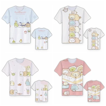 

2019 1PCS Sumikko gurashi Fashion Anime T-Shirts Casual shirt Short Sleeve Summer Customized T-shirt Unisex New cool