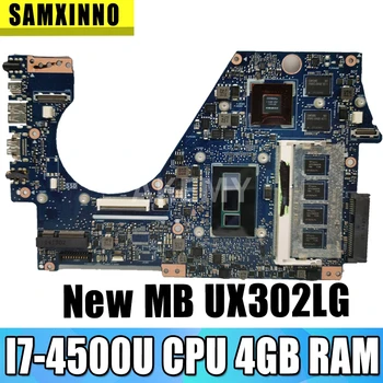 

Akemy UX302LG Mainboard For Asus UX302 UX302L UX302LG UX302LN UX302LNB Laptop Motherboard W/ I7-4500U CPU 4GB RAM GT730M/2G
