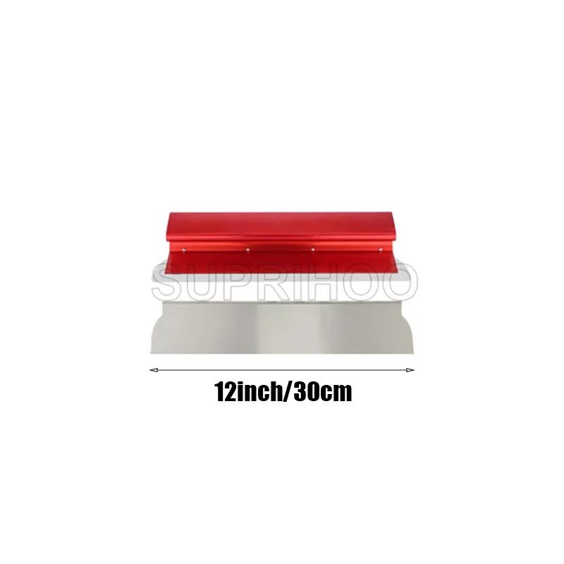 Suprihoo Aluminum Alloy Skimming Blade Drywall Tools 8" 12" 22" Skimmer Blade With blades 0.35mm/0.5mm Finishing Tools 3