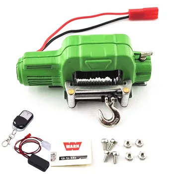 

Remote Control Car 1/10 Winch Single Motor Metal Winch Set With Controller Remote Control Car Accessories For Trax-4 D90 SCX10