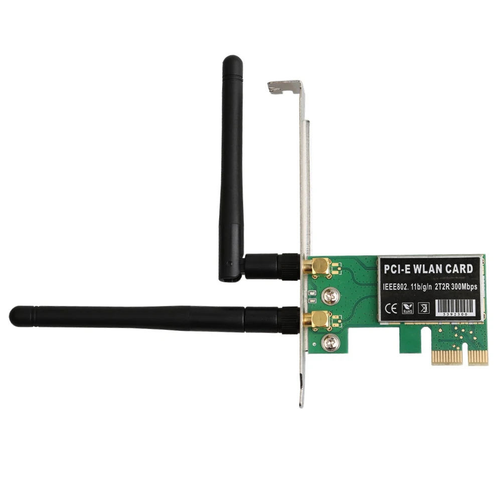 Настольный адаптер мини PCI-e сетевая карта портативная стабильная для Windows универсальный двухдиапазонный простой в эксплуатации 300 Мбит/с беспроводной приемник