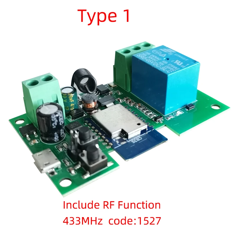 12v Wifi Relay Tuya smart Life App Switch Module Remote-timer Diy Interruptor Self-locking Work With Google Home 2 Way Control 