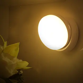 

Creative Corridor Sensor Light Human Body Infrared Sensor Light Bedside Atmosphere Light Night Lights Kitchen Cabinet Lamp