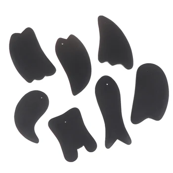 

Natural Jade Guasha Board Face Acupoint Scraping Jade Facial Massage Tools SPA Scraper Stone Health Care Massager