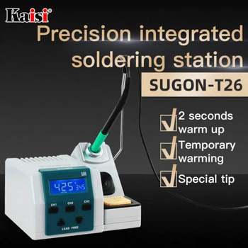 

Kaisi T26 Soldering Station Lead-free 2S Rapid Heating Soldering Iron Kit JBC Handle Universal 80W Power Heating System
