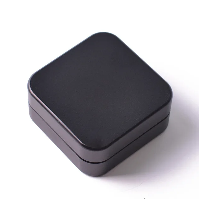 55 mm square manual metal aluminum smoking accessorie herb herbal tobacco grinder - Цвет: black