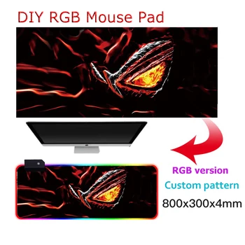 

Custom Large RGB Mouse Pad Gamer DIY LED Gaming Mousepad Mat 7 colors Laptop Keyboard Mat XL for cs go 900X400X4mm