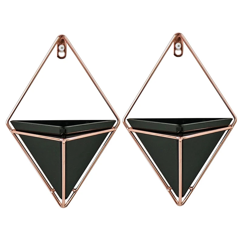 2 шт. геометрический настенный плантатор декоративные подвесные плантаторы