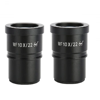 

2PCS WF10X/22 Microscope Accessories Wide-Angle Eyepiece High Eye Point Interface 30mm Microscope Accessories