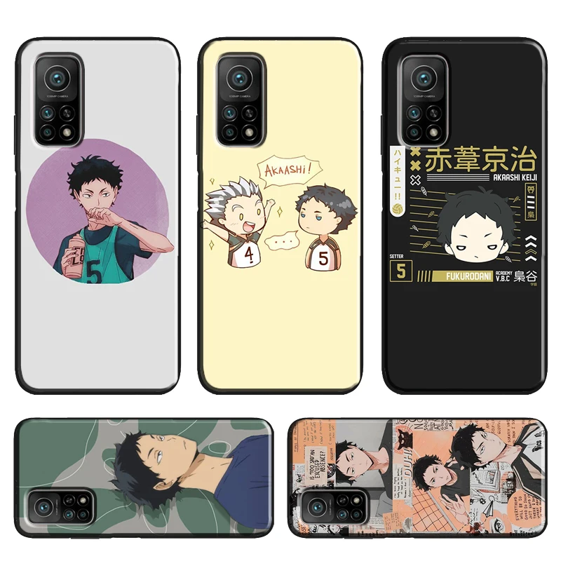 Чехол Akaashi Keiji Haikyuu для Xiaomi Mi 11T 10T 12 Pro 11 Lite чехол POCO X3 GT F3 F1 M3 M4 X4 | Мобильные телефоны