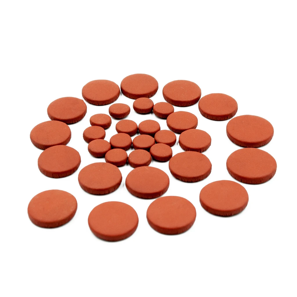 32pcs/1set Bassoon Leather Pads Soft For Bassoon Replacement Woodwind