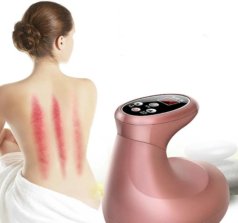 Electric meridian scrapping instrument cupping apparatus electric pressure gravity detoxification point massage |