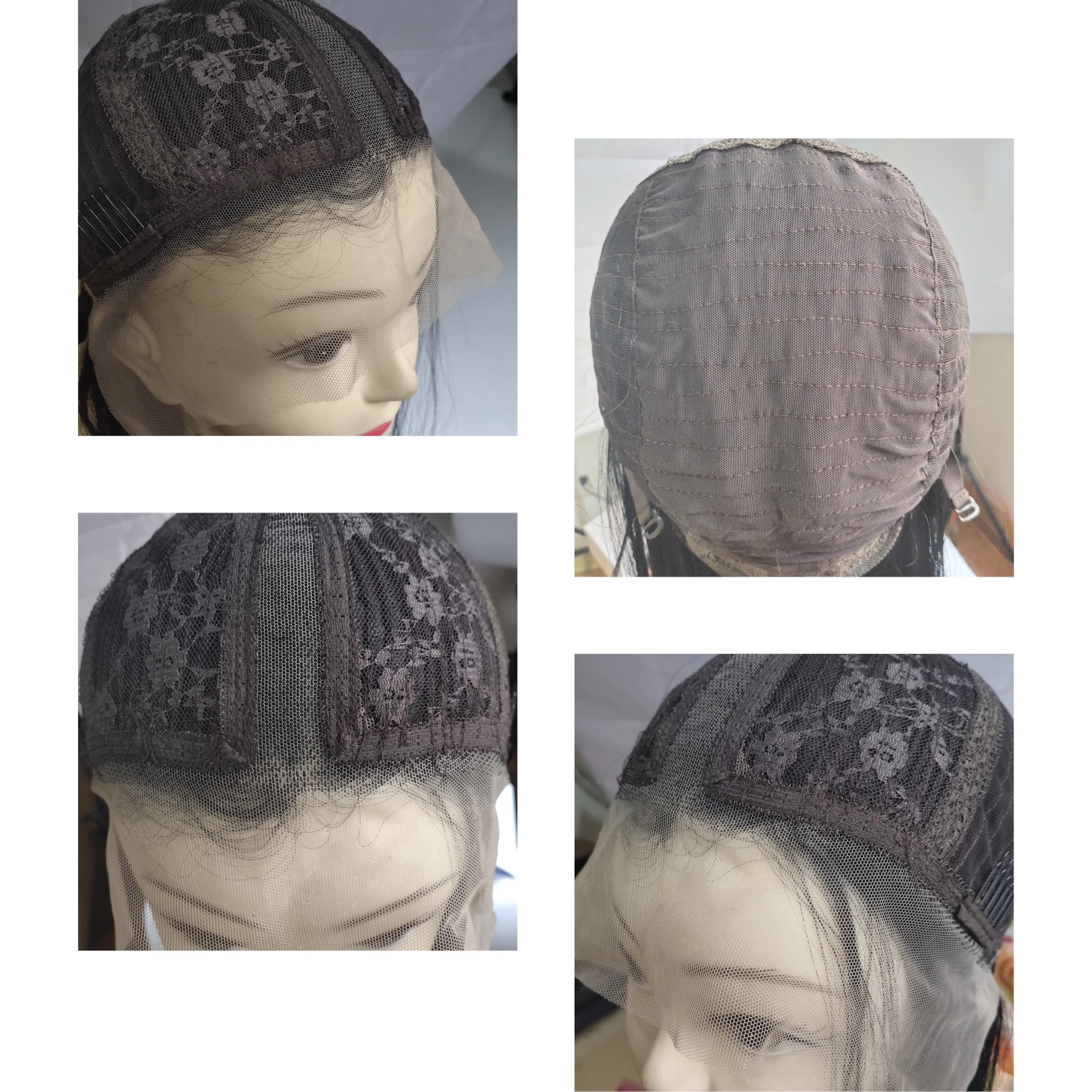 Perucas da Parte Dianteira do Laço Natural para as Mulheres com Cabelo do Bebê Natural Preto Curta Solta Encaracolado Linha Fina Calor Reissistant Diário Wear Peruca Cor 1 High Quality Apliques e perucas