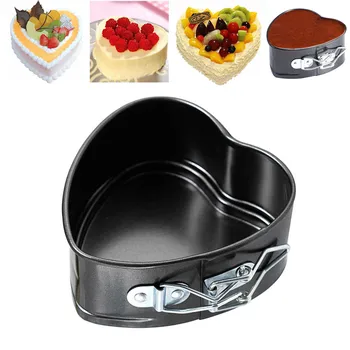 

Love Heart Shape Non Stick Baking Tray Pan Bake Oven Cake Tins Kitchen Cookware Cooking Tools JS23