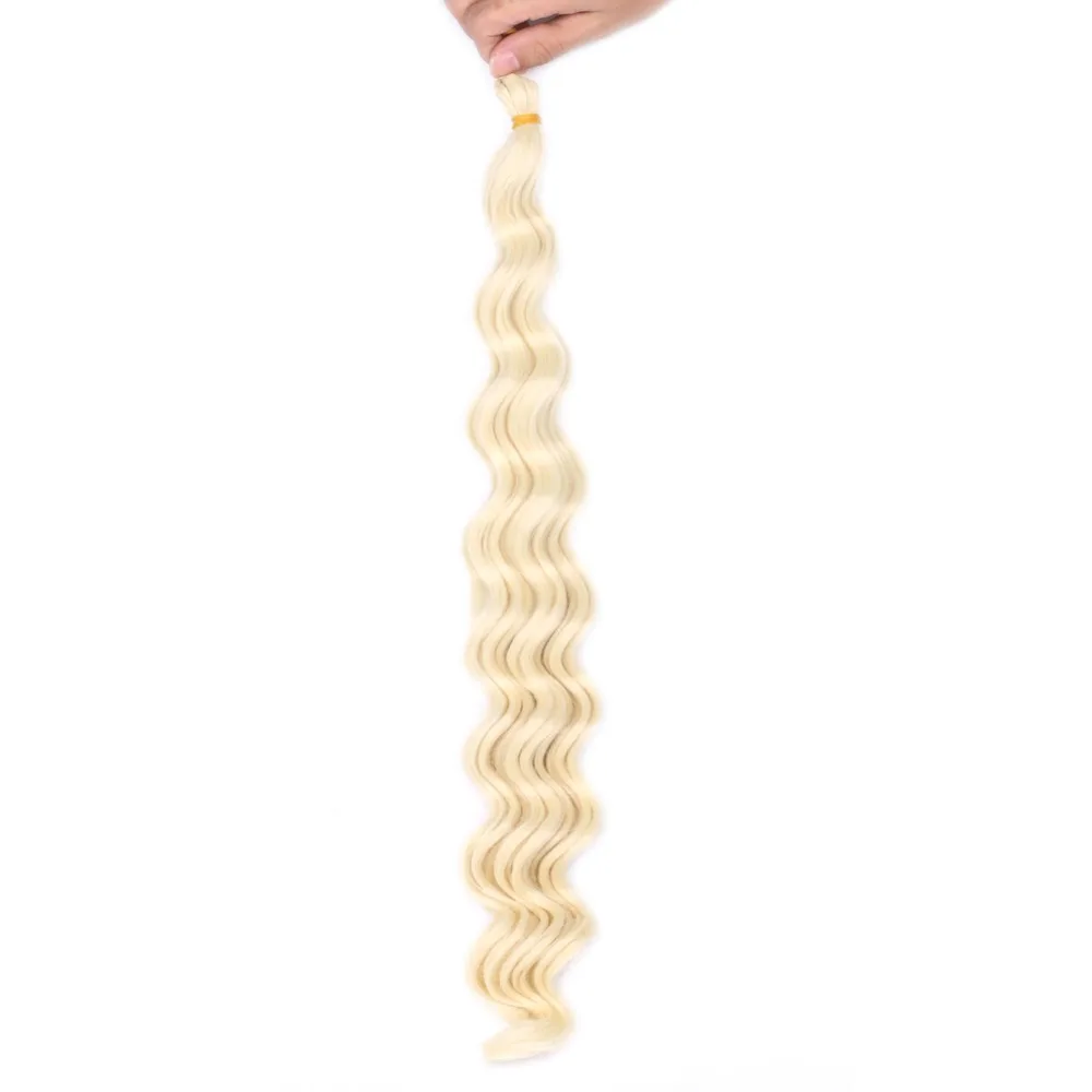Mtmei волосы 2" глубокая волна объемные волосы для наращивания свободные глубокая волна пряди для наращивания волос океанская волна вязанные волосы глубокие волнистые вязанные крючком