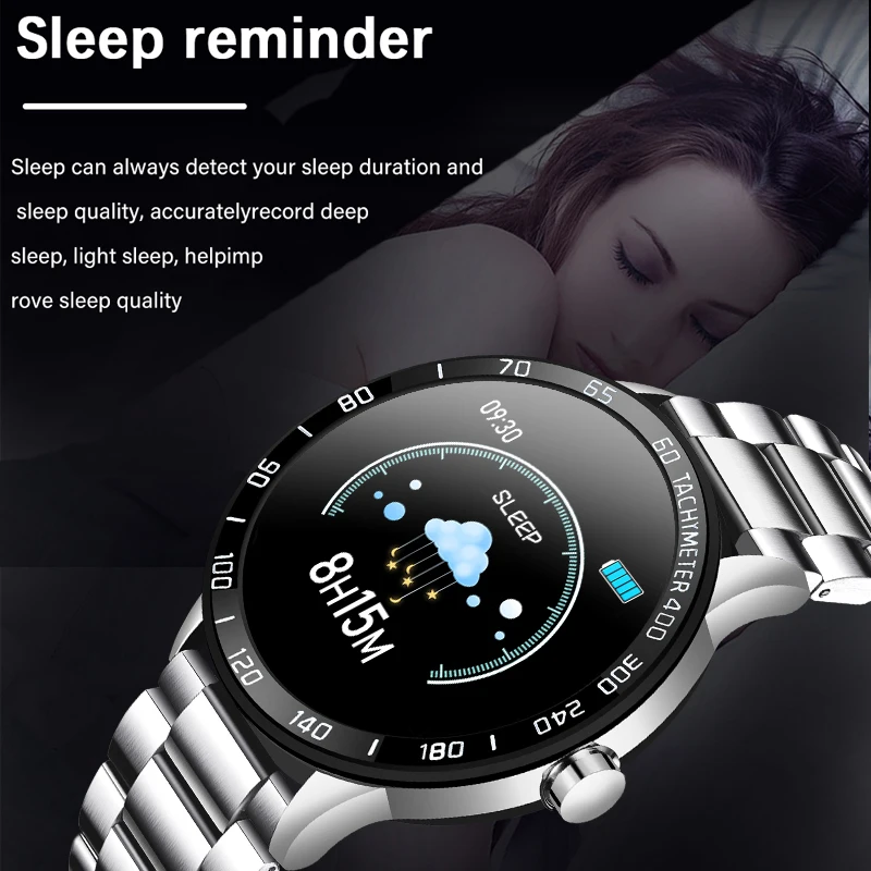 LIGE Neue Stahl Gürtel Smart Uhr Männer Herz Rate Blutdruck Gesundheit Überwachung Sport Wasserdichte Smartwatch fitness tracker + Box