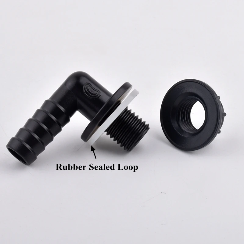 1 ~ 5 stücke 3/8 "Gewinde 14mm Schlauch Anschluss Ellenbogen Aquarium Aquarium Entwässerung Joint Bewässerung Bewässerung fisch Tank Joint Fittings – Detail 3