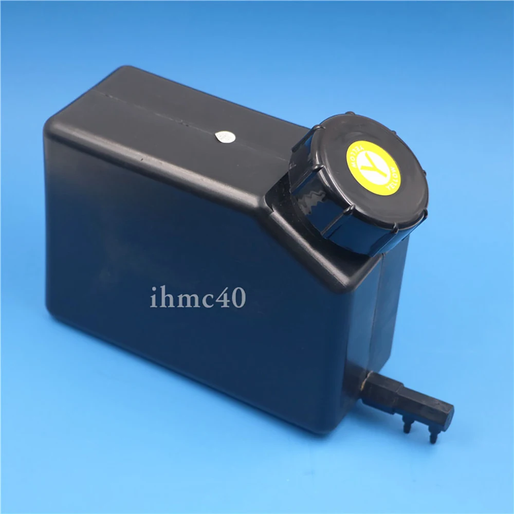 UV Printer Black Ink Cartridge With Stirring Motor For Inkjet Printer Tank With Level Sensor 1.5 L CISS Ink Tank Float Inductor
