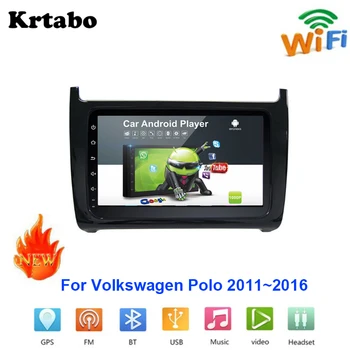 

Car radio Android multimedia player For Volkswagen Polo 2011~2016 Car touch screen GPS Navigation Support Carplay Bluetooth