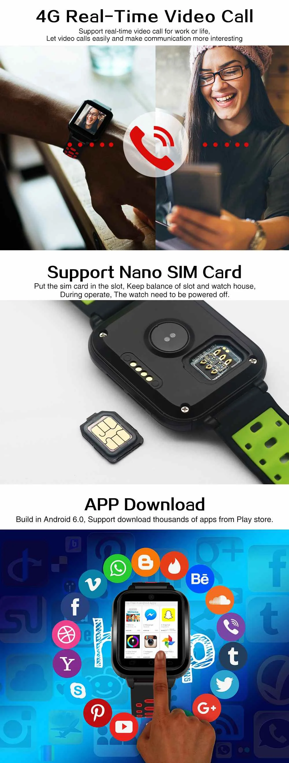 Новинка Q1 Смарт-часы Дети IP67 Водонепроницаемый Android 6,0 MTK6737 1 ГБ 8 ГБ SmartWatch телефон сердечного ритма сим-карта Мужские Женские умные часы
