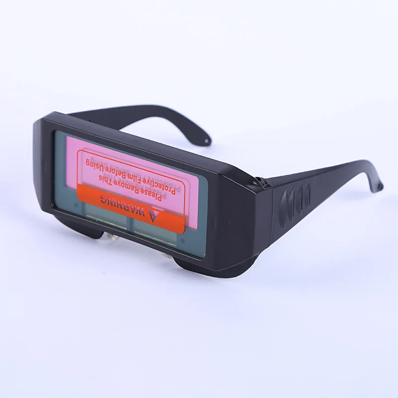 Защитная маска, автоматические очки для глаз, солнечные очки, Толщина 6 мм, объектив, сварочный фотоэлектрический шлем для строительных сварочных работ - Цвет: 1Pcs
