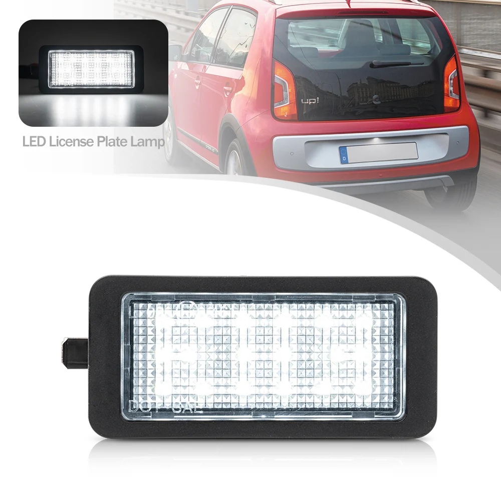 Для VW up! Светильник-up Skoda Citigo E-Citigo Canbus безошибочный светодиодный номерной знак