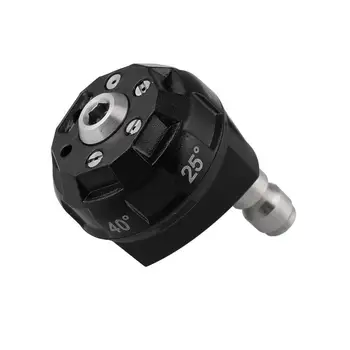 

Pressure Washer Nozzle Tip 6-in-1 Transmission 1 / 4-inch Quick-connect High-pressure Washer Car Wash Spray Nozzle