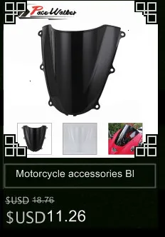 Мотоцикл аксессуары лобовое стекло Щит двойной пузырь для SUZUKI GSXR600 GSXR750 GSXR 600 750 K6 2006 2007