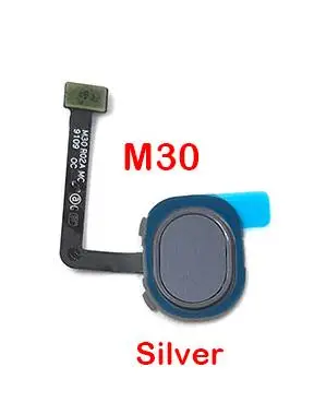 M30 Silver Главная Кнопка отпечатков пальцев Сенсорный ID сенсор гибкий кабель лента для samsung M20 M205F M30 M305F запасные части - Цвет: M30 Silver