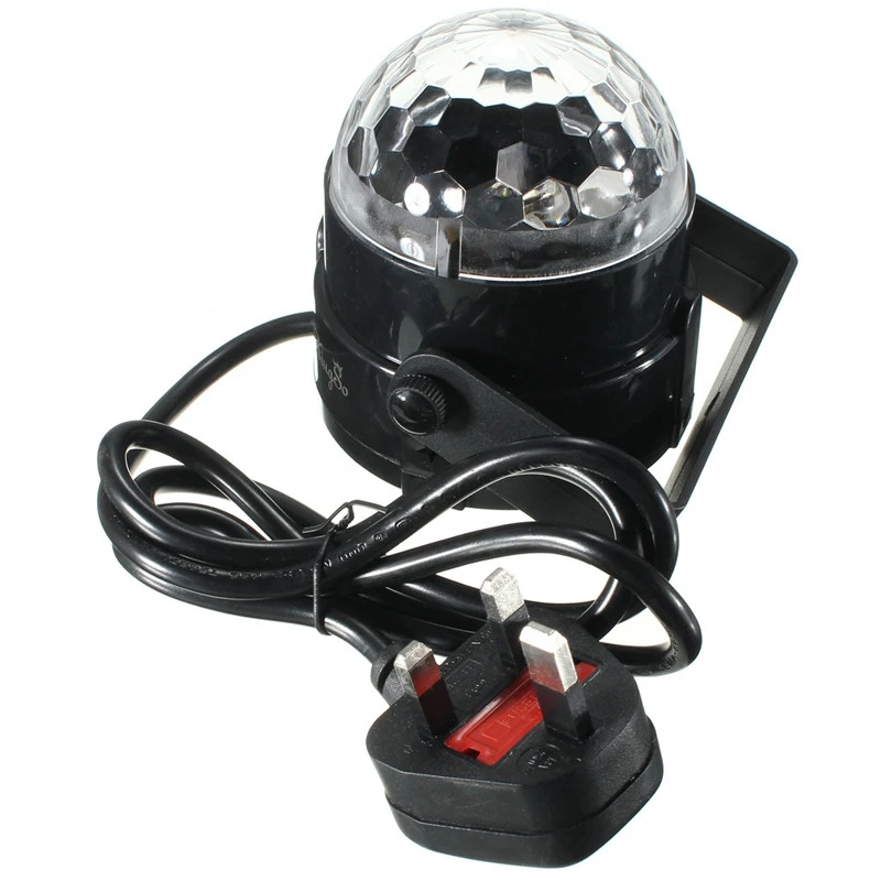 Mini RGB Projector Crystal Magic Ball Stage Lighting Effect Lamp DJ Club Light AU/US/EU/UK LED Bar Party Disco Decor | Освещение