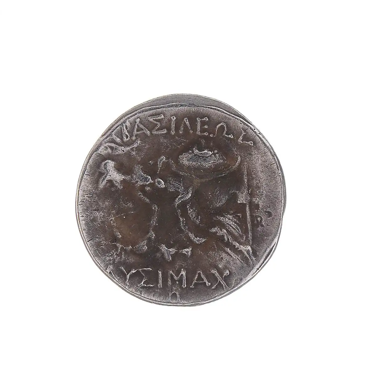 Греческий редкий старинный монета Александер III большой 336-323 г. До н. Э. Серебряный драхм древнегреческая монета с серебряным покрытием копия памятная