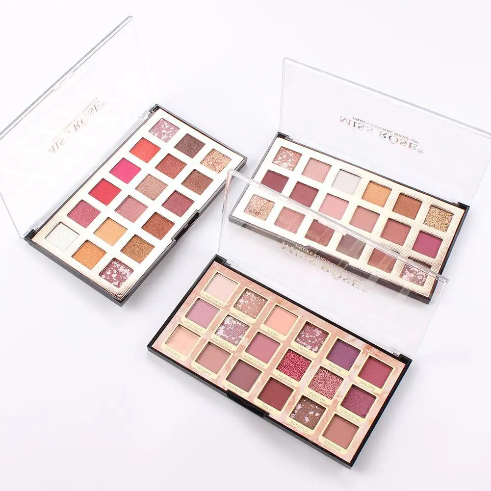 Горячая 18 цветов Тени для век пустынная Роза Gemakkelijk Make-Up Oogschaduw Schijf Netto Rode Make-Up Parelmoer Matte Oogschaduw