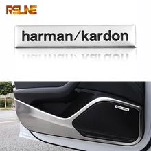 Harman kardon аудио автомобиля украшения автомобиля Hi-Fi Динамик наклейка для Audi a1 a3 a4 a5 a6 b6 b7 b8 c5 c6 c7 q5 q7 8p 8v автомобильные аксессуары