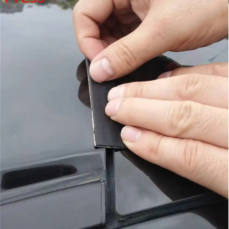 Universal 3m 10ft Car Rubber Car Molding Gutter Seal Strip Auto Roof Sunroof Windshield Sealant Door Seals Protection Accessory Aliexpress