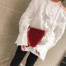 Детская модная маленькая сумка для девочек, вместительная сумка через плечо, одноцветная сумка-мессенджер, bolsa feminina