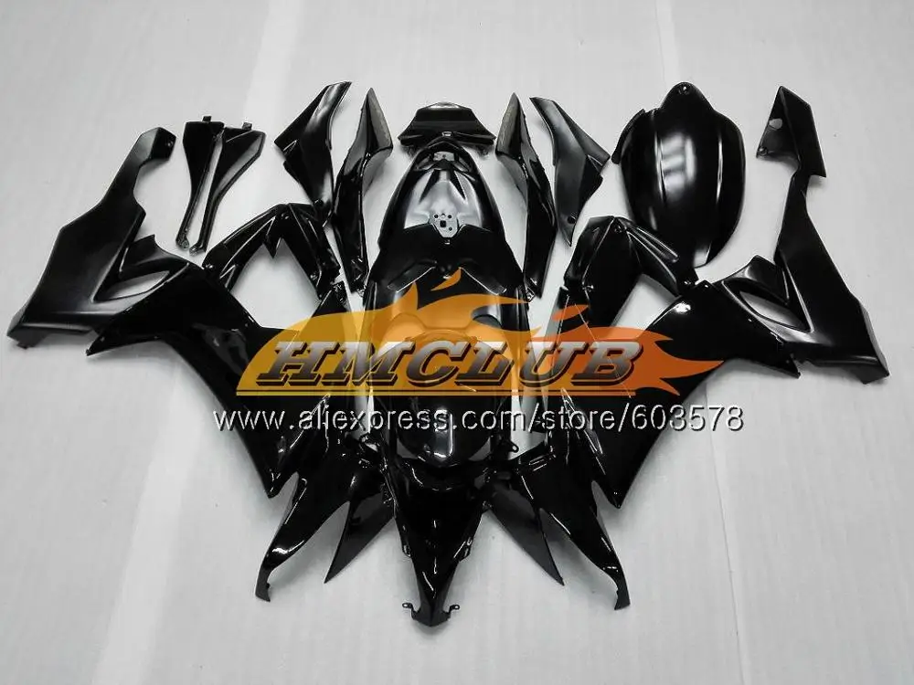 Корпус для KAWASAKI ZX1000C ZX-10R ZX10R 08 09 10 черный Пламя 118CL. 21 ZX 10R 1000CC ZX1000 ZX 10 R 2008 2009 2010 обтекатели - Цвет: No. 5