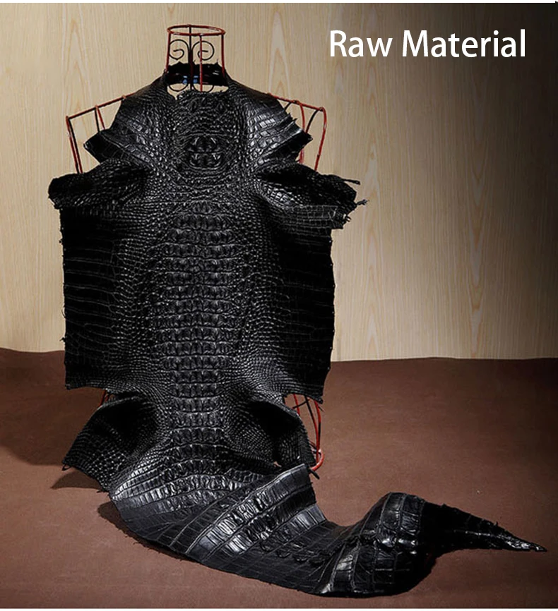 Натуральная крокодиловая кожа кожаные ремни для мужчин без пряжки 3,8 см ширина Высокое качество ремень черный темно коричневый цвет