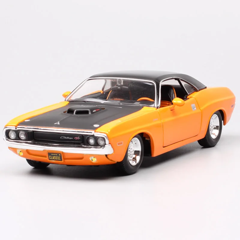 1:24 модель Maisto классический старый 1970 Dodge Challenger RT мускул автомобиль литье под давлением модель игрушки Спортивные Гонки Авто подарок миниатюрная коллекционная