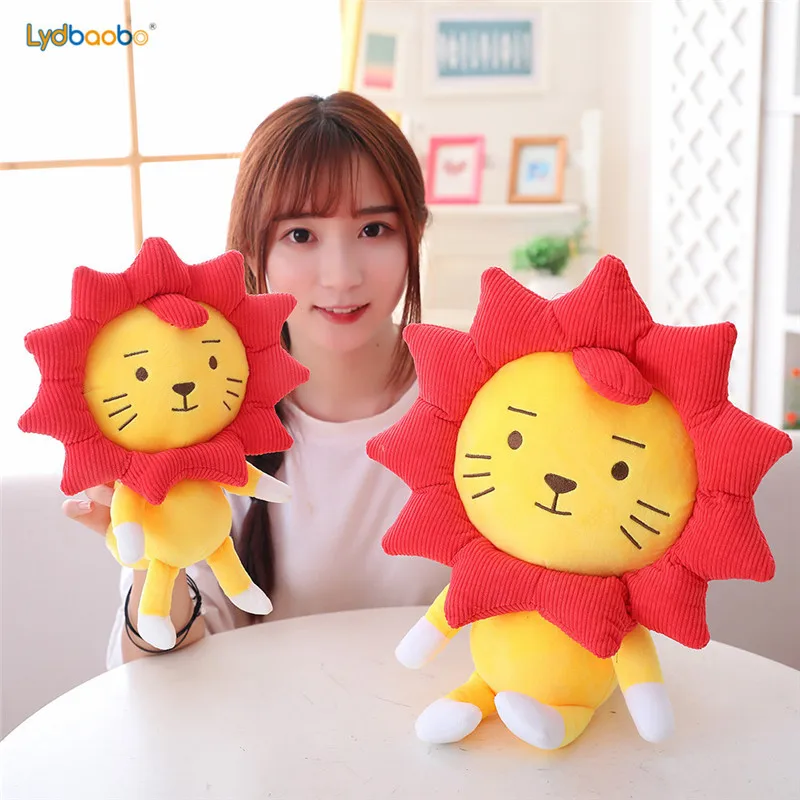 

1pc Sutffed Lion Plush Toys Kids Lovely Cartoon lion Animal Soft Figure Dolls Birthday Gifts For Children Baby Present