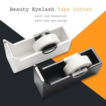 

Makeup Tools Beauty Accessories1PC Eyelash Extension Adhesive Tape Cutter Storage Black White Grafting False Eyelash