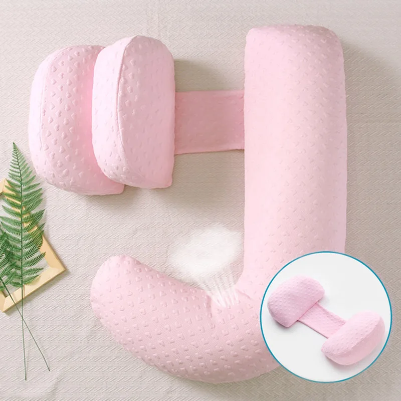 Bamboo Fiber Pregnancy Pillow 3D Heart-Shaped Maternity Breathable Nursing Cushion Pregnant Sleeping Support Body | Мать и ребенок