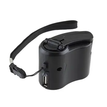 

Mini Compact Hand Crank Charger Manual Generator Mobile Phone Emergency Charger Usb Charger Stay Connected