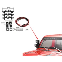 

DJ Modified Spotlight for Traxas TRX4 TRX 6 AXIAL SCX10 III Jeep Wrangler TRX4 TRX 6 Headlights Off-road Vehicle RC Car Lamp