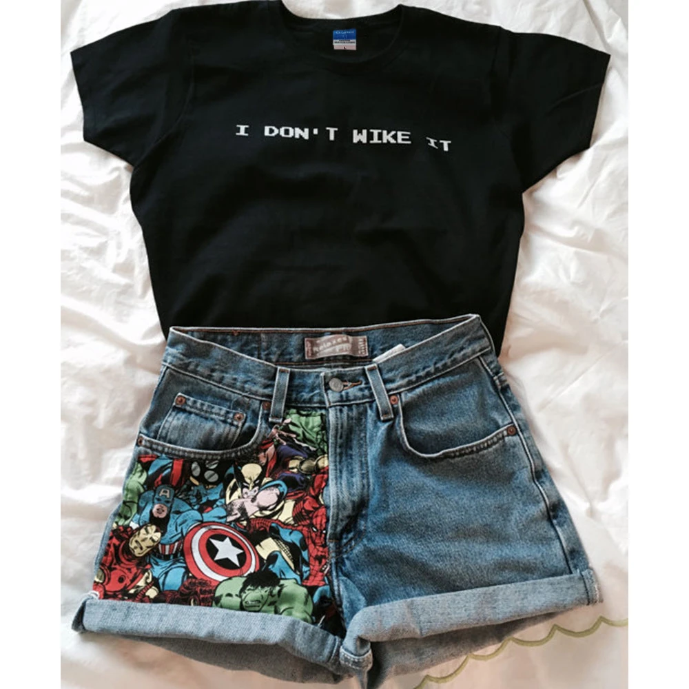 Okoupen Camiseta con estampado de letras para hombre y mujer, camisa de moda Unisex de Tumblr, Instagram, I Don't It, de calle KPOP|cute shirt|t-shirt top AliExpress