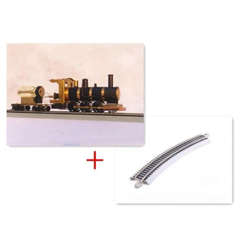

1:87 HO Scale Steam Drive Train Model Steam Locomotive Model Live Steam Engine with Track(Include Steam Engine Boiler Fuel Tank)