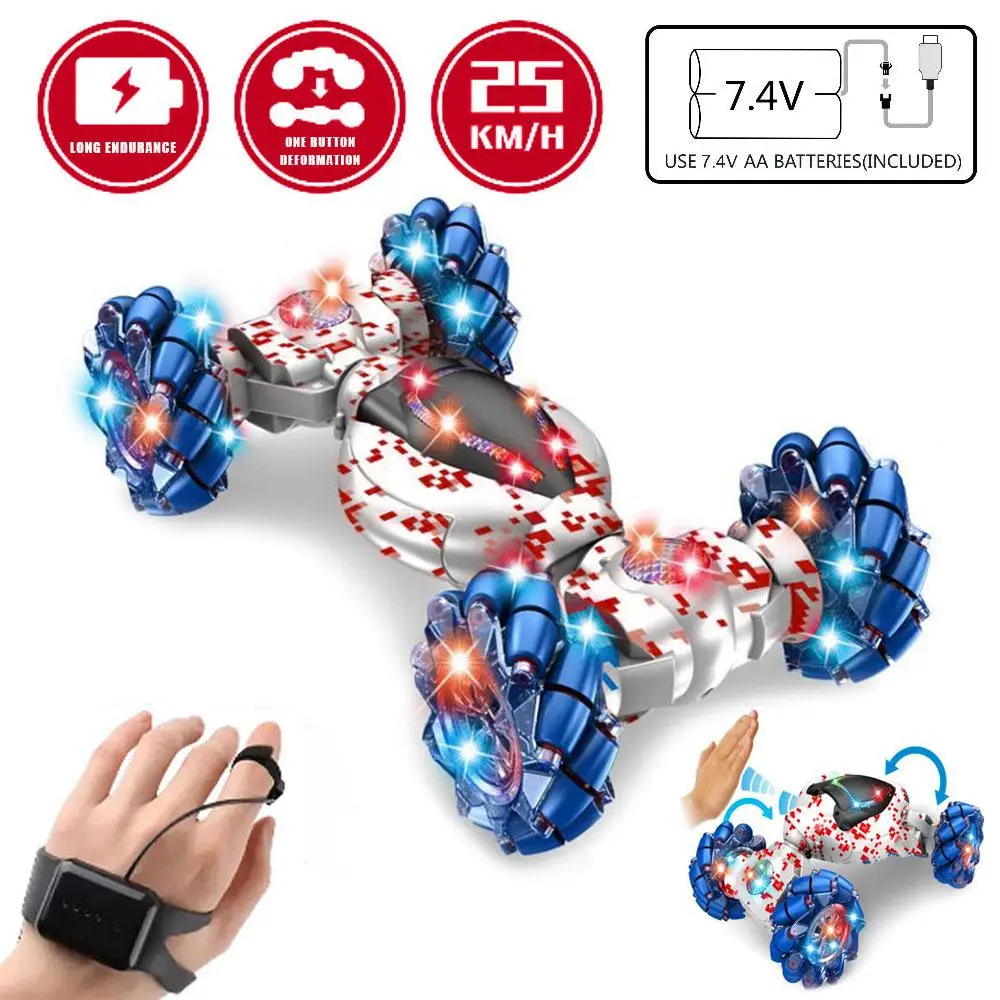 

Remote Control Stunt Car Kids Gesture Induction Twisting Off-Road Vehicle Light Music Drift Dancing Double Side Walk Driving Car