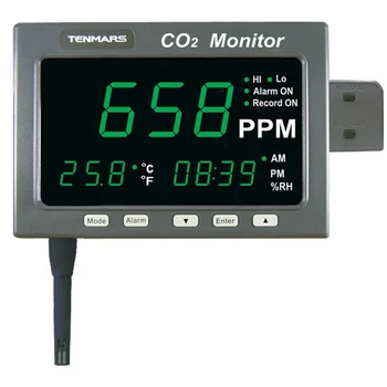 

TENMARS TM-186D Temperature/ Humidity Meter Use For Humidity, Temperature, Wet bulb and Dew point.Alarm Function.