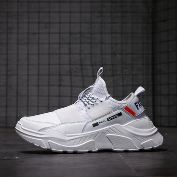 

Sneakers Men Shoes Breathable Mesh Casual Shoes Men Trainers Chaussure Homme Male Footwear Custom Logo Packing for Drop Shipping