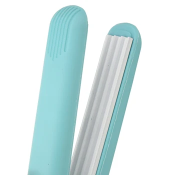 

Mini Hair Straightener Iron Tourmaline Ceramic Straightening Corrugated Curling Iron Styling Tools Hair Curler Plug EU With